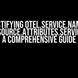 Demystifying otel.service.name and otel.resource.attributes.service.name: A Comprehensive Guide