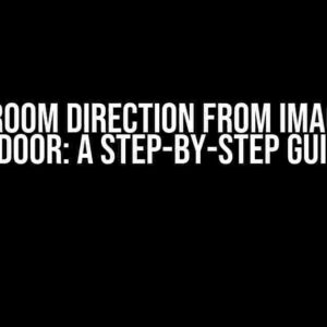 Get Room Direction from Image of Indoor: A Step-by-Step Guide