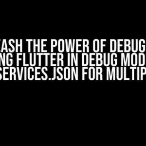 Unleash the Power of Debugging: Running Flutter in Debug Mode with google-services.json for Multiple Users